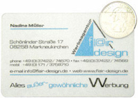 Frosted Plastic PVC Card